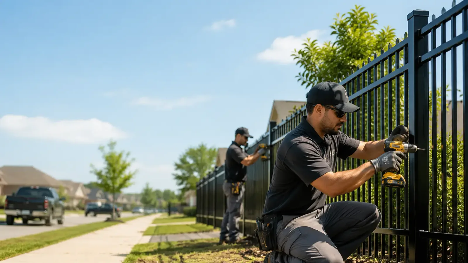 Metal Fence Installation in Pierre Part, LA